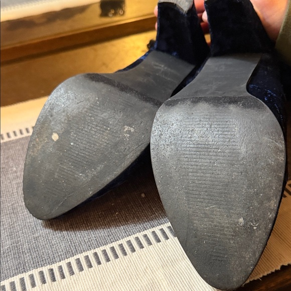 Catherine Malandrino Blue Heeled Boots - Picture 7 of 7